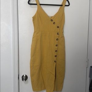 Mustard yellow dress
